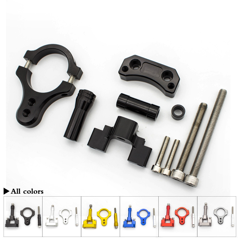 Steering Damper Stabilizer Kit Cnc - CNC Aluminum Motorcycle Steering Damper For
