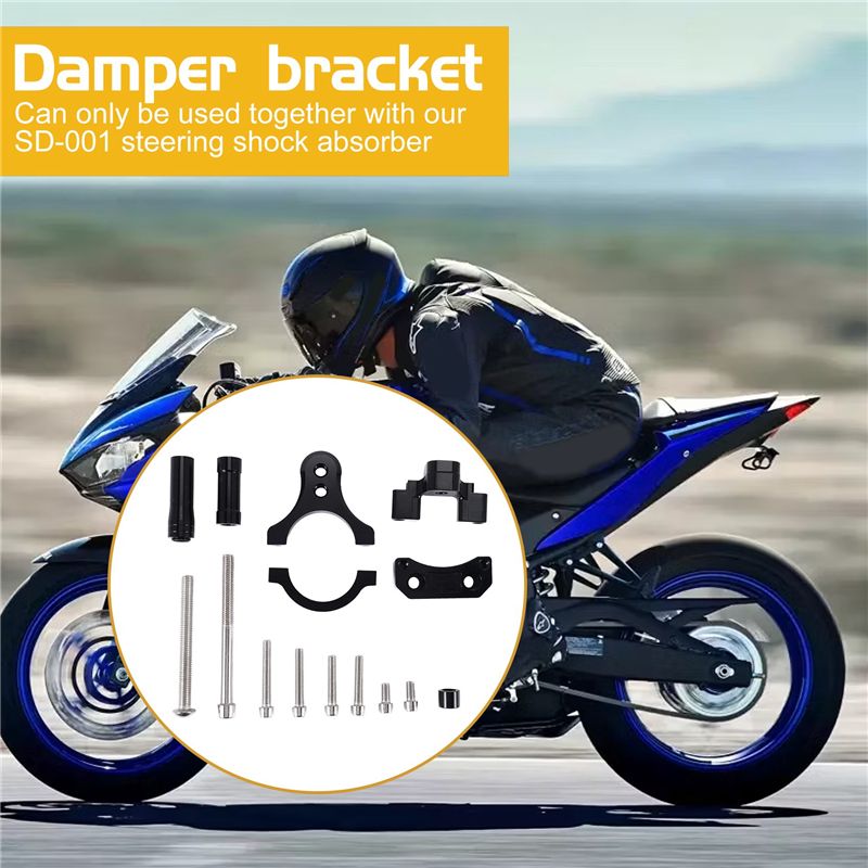 DHBH Cnc Motorcycle Damper Ste - Steering Damper Stabilizer Kit Cnc recension och pris