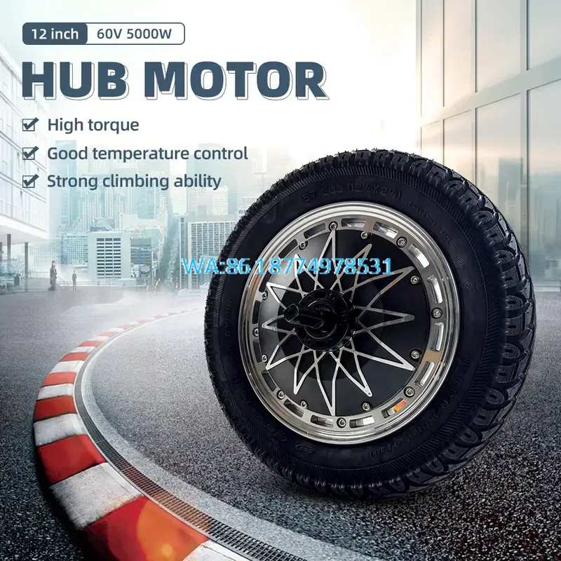 Wmwmnu for 12 Inch Hub Motor K - 60V 5000W Brushless Hub Motor recension och pris