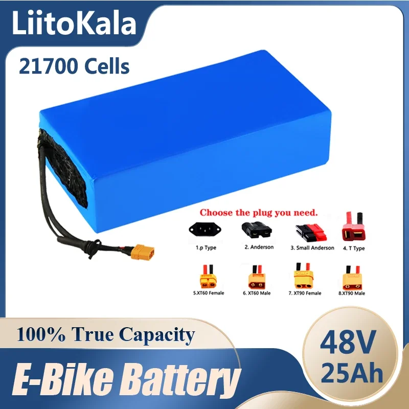 LiitoKala 21700 Ebike Battery  - 60V 30Ah 21700 Battery Pack recension och pris