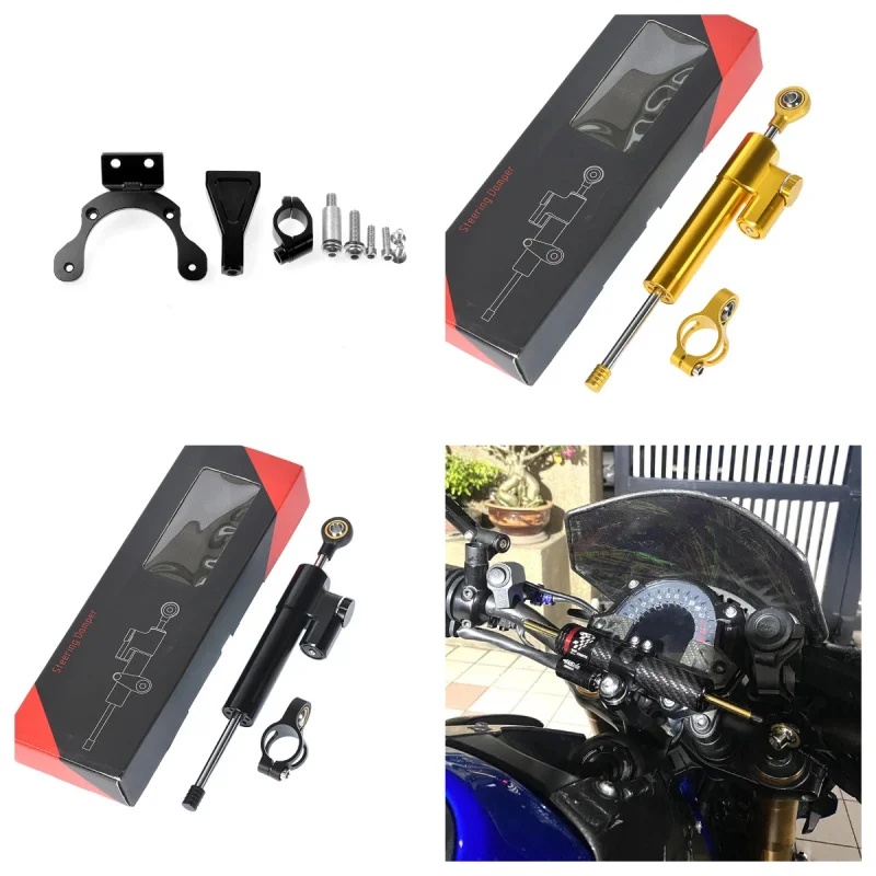 Fiber Carbon Steering Damper S - Steering Damper Stabilizer Kit Cnc recension och pris