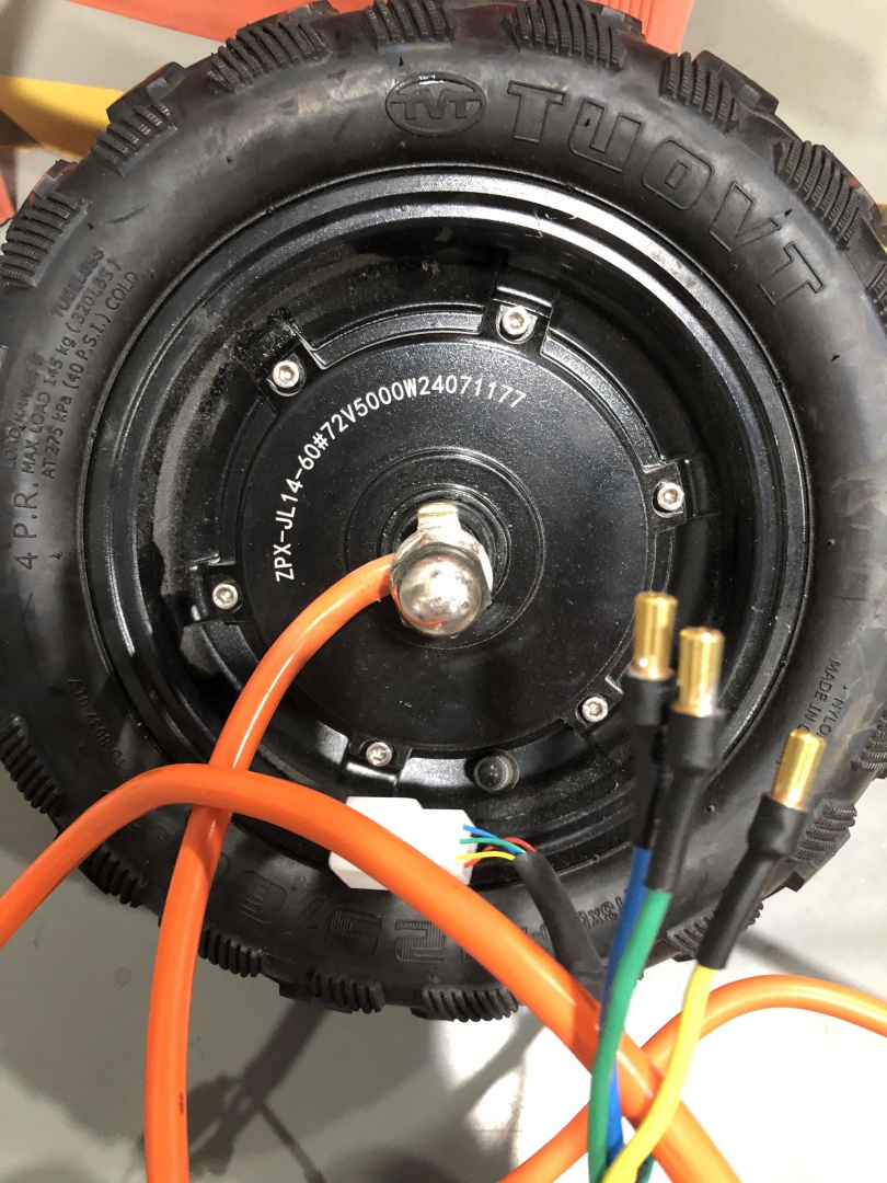 4000W 5000W 7500W 60MM Orange  - 60V 5000W Brushless Hub Motor recension och pris